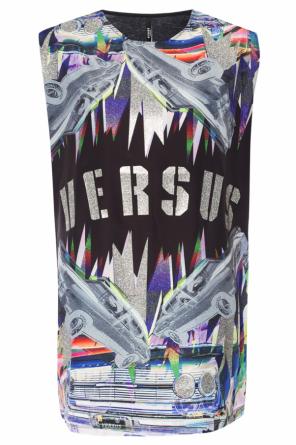 Sleeveless top with logo, zdjęcie 1 Sleeveless top with logo od Versace Versus